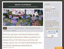 Tablet Screenshot of bravocalifornia.com